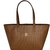 BOLSA SHOPPING GRASI EM COURO - MARROM FAVO
