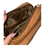 BOLSA EM COURO PEQUENA LARA -CARAMELO na internet