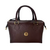 BOLSA PEQUENA EM COURO EMMY - MARROM