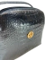 BOLSA NINA EM COURO M - PRETA CROCO on internet