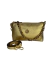 BOLSA TIRACOLO MIA COURO CORRENTE - DOURADA on internet