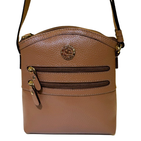 BOLSA TIRACOLO TRANSVERSAL LIA - CARAMELO - comprar online