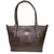 BOLSA MÉDIA EM COURO JADE-CAFÉ CROCO