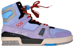 LV 'Louis Vuitton' Trainer Sneaker Boot Purple