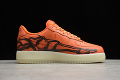 air force 1 low orange skeleton halloween - loja online