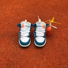 Infantil Jordan 1 Off White UNC na internet