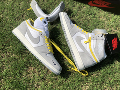 Air Jordan 1 Switch "Light Smoke Grey” HIGH AND LOW na internet
