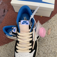 Air Jordan 1 low "Fragment x Travis Scott" na internet