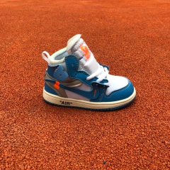 Infantil Jordan 1 Off White UNC - loja online