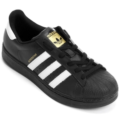 AD SUPERSTAR COURO PRETO