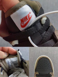 Infantil kids Jordan 1 Retro Low Travis Scott Cactus Jack Brown marrom - comprar online