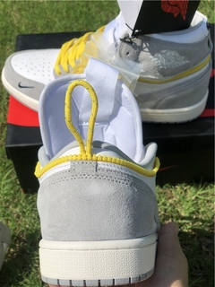 Air Jordan 1 Switch "Light Smoke Grey” HIGH AND LOW - Hype Imports BR
