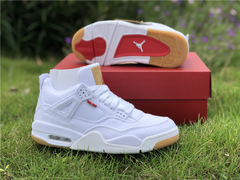 Levi's x Air Jordan 4 White