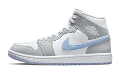 air jordan 1 mid grey blue