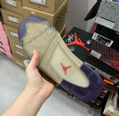 Imagem do Air Jordan 4 x Travis Scott Purple