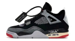 Air Jordan 4 Bred OFF WHITE