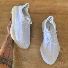 Imagem do TENIS AD YEEZY BOOTS 350 BRANCO BRANCO