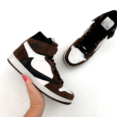 AIR JORDAN 1 TRAVIS SCOTT MARROM - loja online