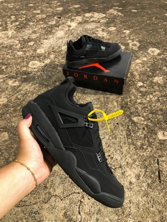 Air Jordan 4 preto black cat na internet