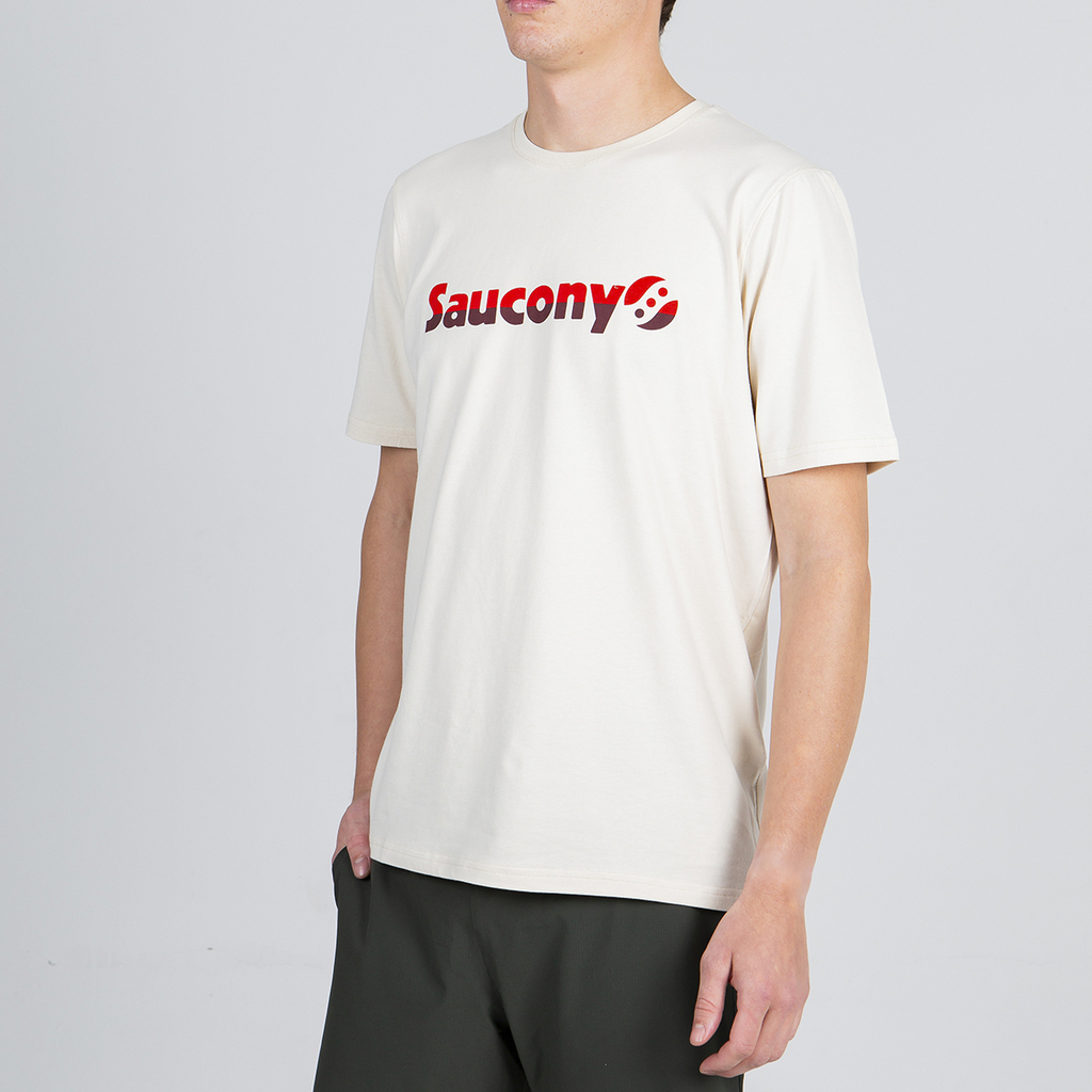 Remera Hombre Manga Corta Recovery Originals Ivory thumbnail 3