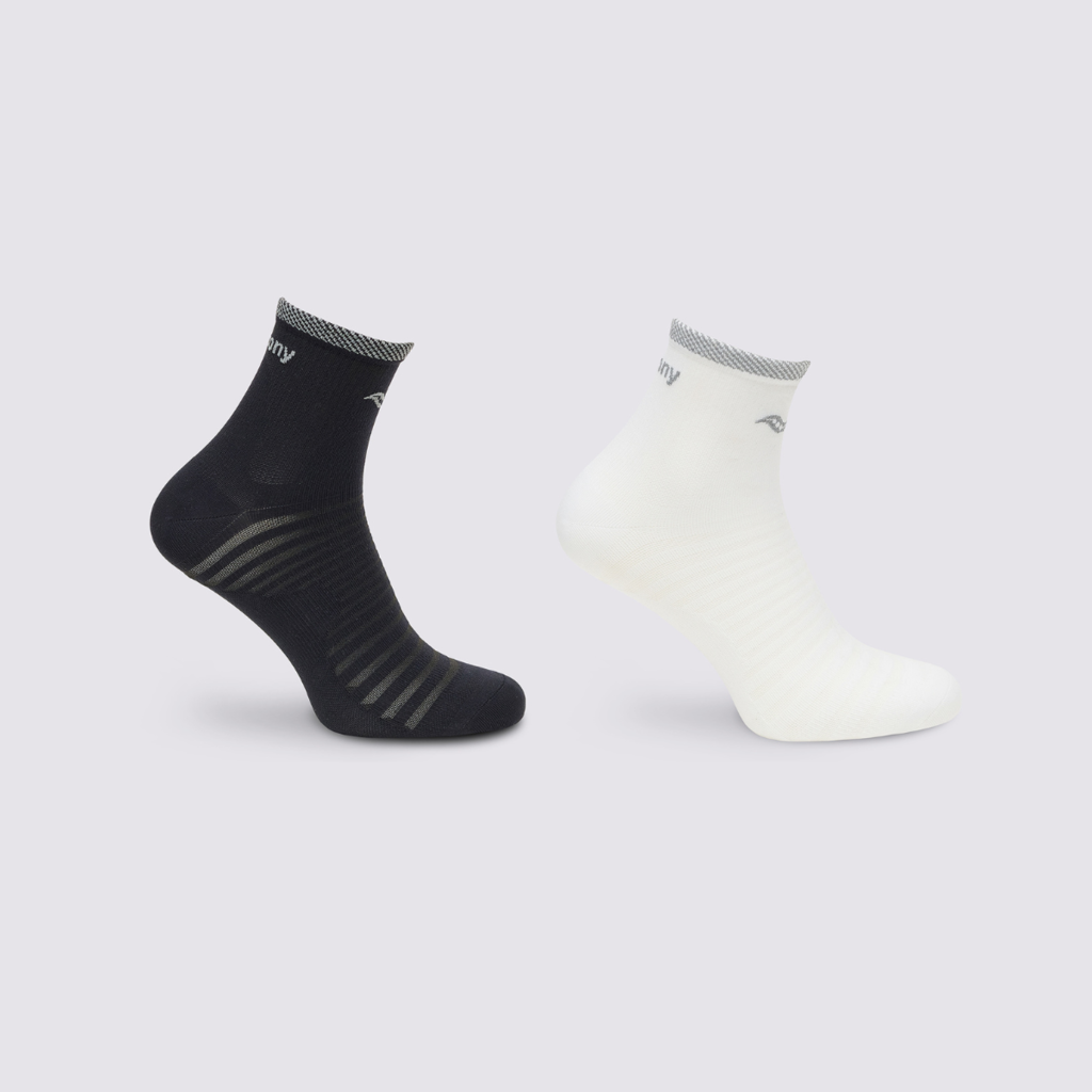 Medias Endorphin Mid-Crew Black/White X 2 thumbnail 3