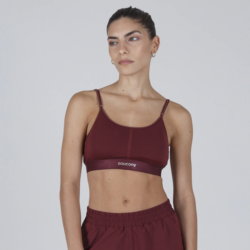 Top Deportivo Mujer Bra Pinnacle Bordeaux thumbnail 3