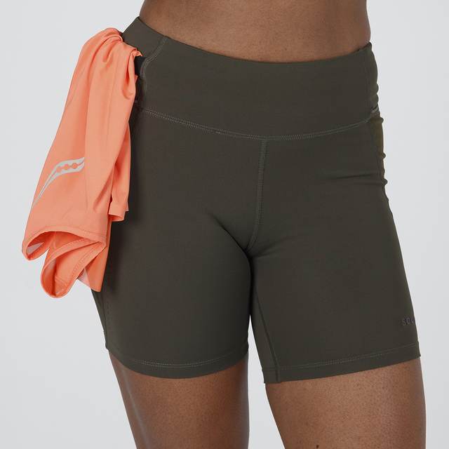 Calza Corta Mujer Explorer Utility 6" Green thumbnail 2