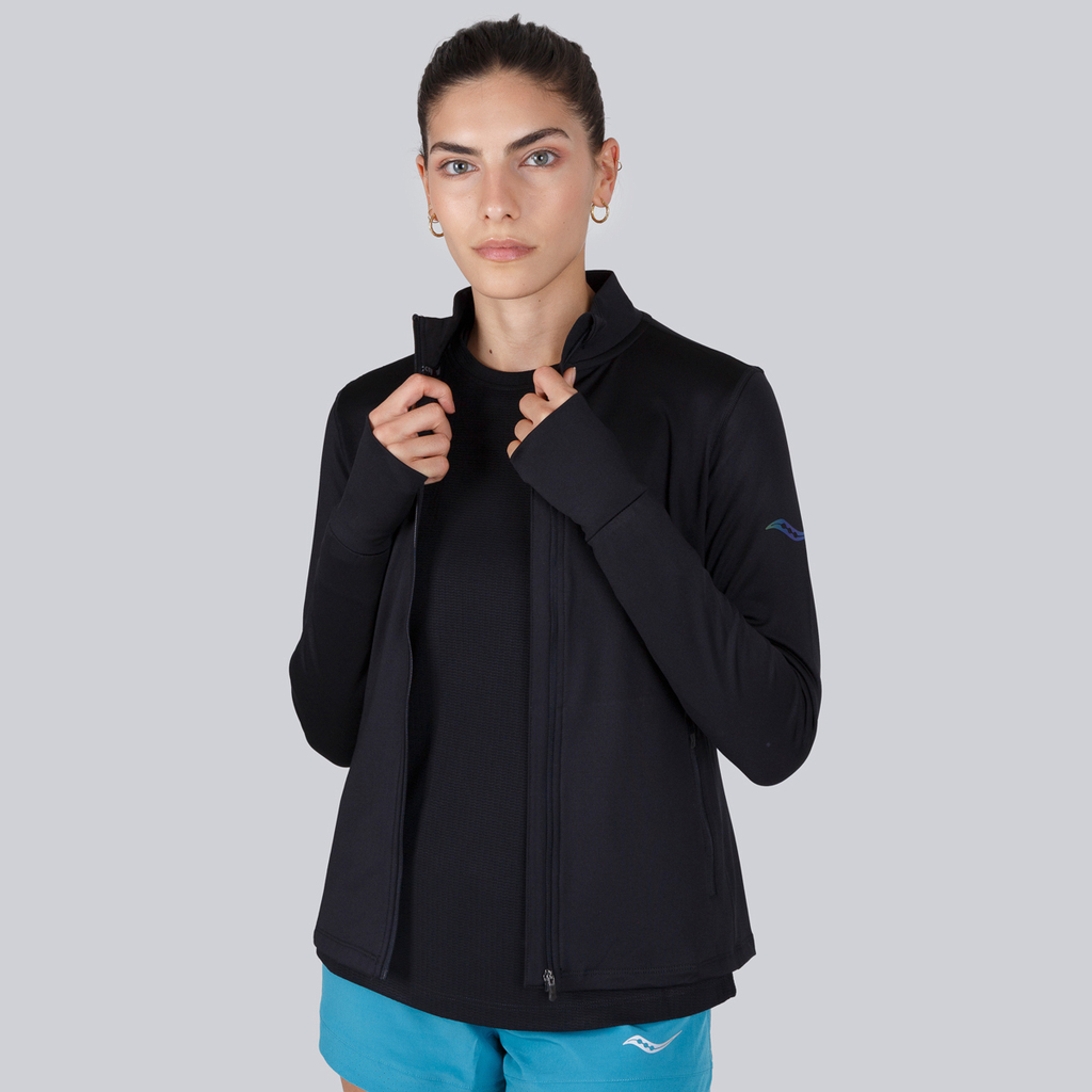 CAMPERA FULL ZIP MUJER SOLSTICE BLACK thumbnail 3