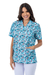 Camisa cirúrgica estampada em gabardine - comprar online