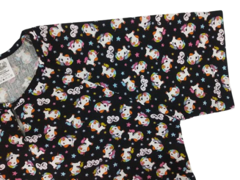 Camisa cirúrgica estampada em algodão - loja online