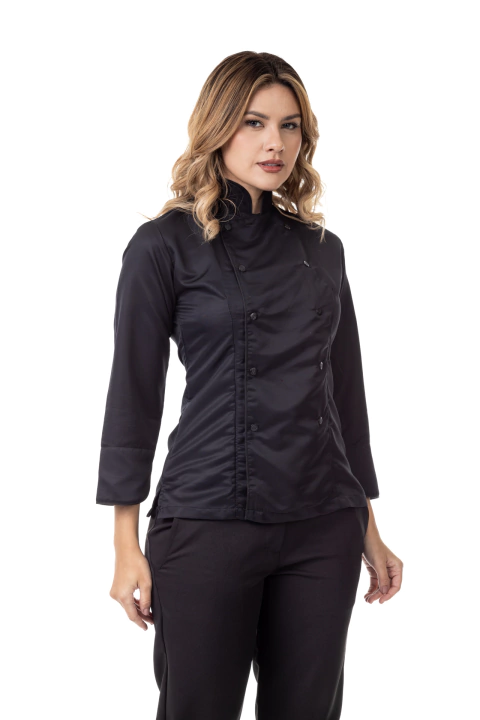 Jaqueta Chef feminina Preta