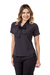 Camisa social feminina manga curta com laço - Jaqueta Ideal