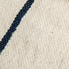 Manta Algodon Crudo con Raya Media Azul (Ancho 1,50 mts) en internet