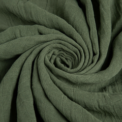 Gasa Pañalera Verde Seco (Ancho 1,25 mts)