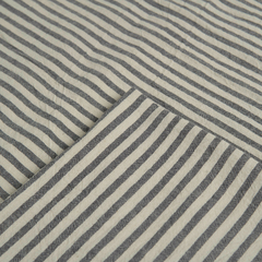 Tusor Liviano Super Ancho con Mil Rayas Azules (Ancho 2,70 mts)