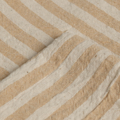 Tusor Liviano Super Ancho con Mil Rayas Beige (Ancho 2,70 mts) en internet