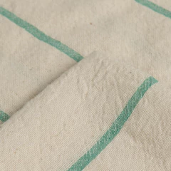 Tusor Liviano Super Ancho Crudo con Raya Verde (Ancho 2,70 mts) en internet