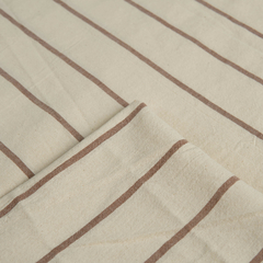 Tusor Liviano Super Ancho Crudo con Raya Marron (Ancho 2,70 mts)