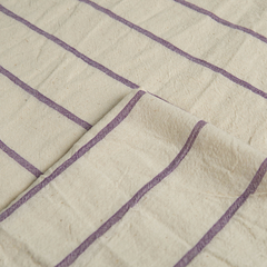 Tusor Liviano Super Ancho Crudo con Raya Violeta (Ancho 2,70 mts)