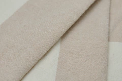 Tusor Liviano STOP WATER Rayado Beige y Crudo (1,50 mts) - Tela Entrego