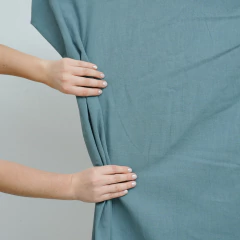 Gasa Pesada Premium Petroleo (Ancho 2,20 mts) en internet