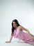 Vestido Degagê Paete Longo Ultra Glow - comprar online