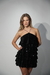 Vestido Babados Paetê