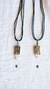 COLLAR RÍO - Alpaca y asta - tienda online