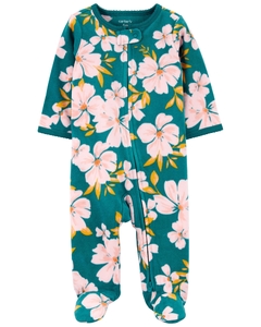 Macacão em Fleece Carter's "Floral"