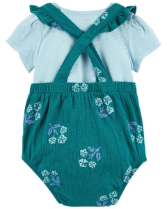 Jardineira Carter's Floral - comprar online