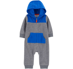 Macacão Fleece Carter's "Cinza"