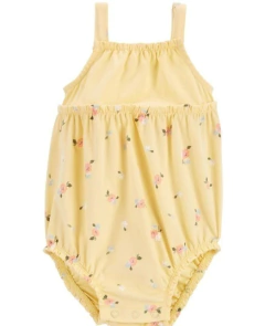 Macacão Curto Romper Carter's "Floral"