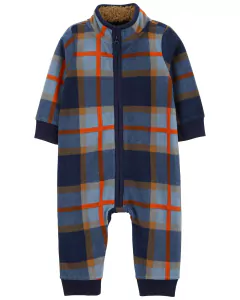 Macacão Fleece Carter's "Xadrez"