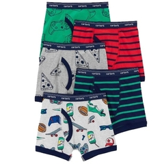 Kit de Cuecas Carter's "Listras"